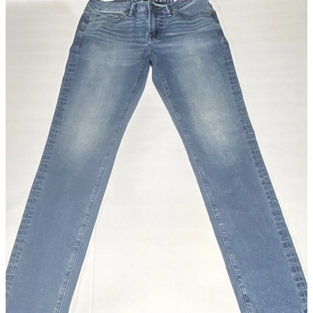 American Eagle Men's Blue Skinny Slim Fit Jeans Airflex 29x32